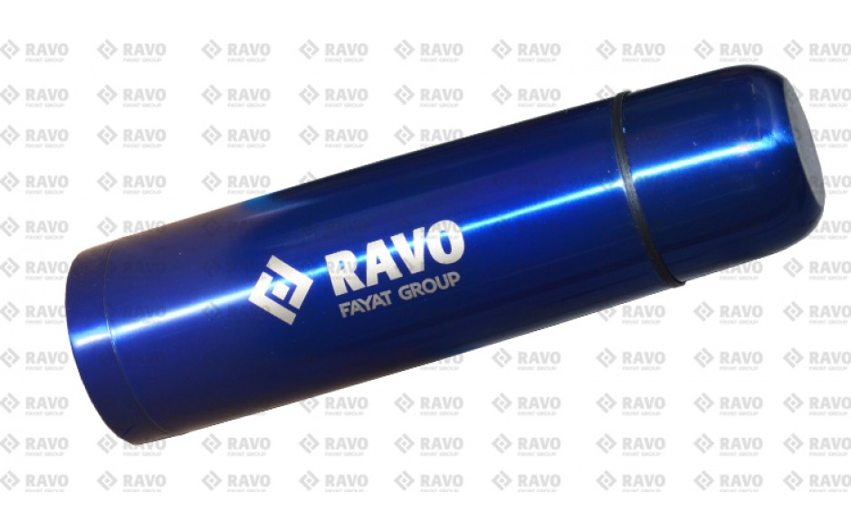 THERMOS BLUE WITH  RAVO LOGO